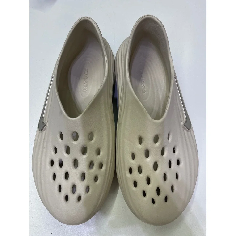 Nike ReactX Mules Sail Cream White Slip On Clogs Mens 9 Womens 10.5 DZ3547-100